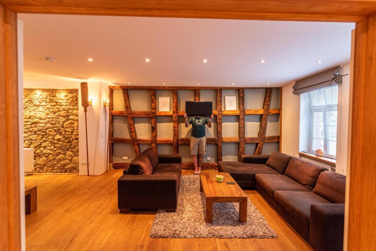 Designer Unterkunft In 15. Jahrhundert Altbau 75 M² Fuer Max. 4 Personen Apartment Eltville am Rhein Exterior foto